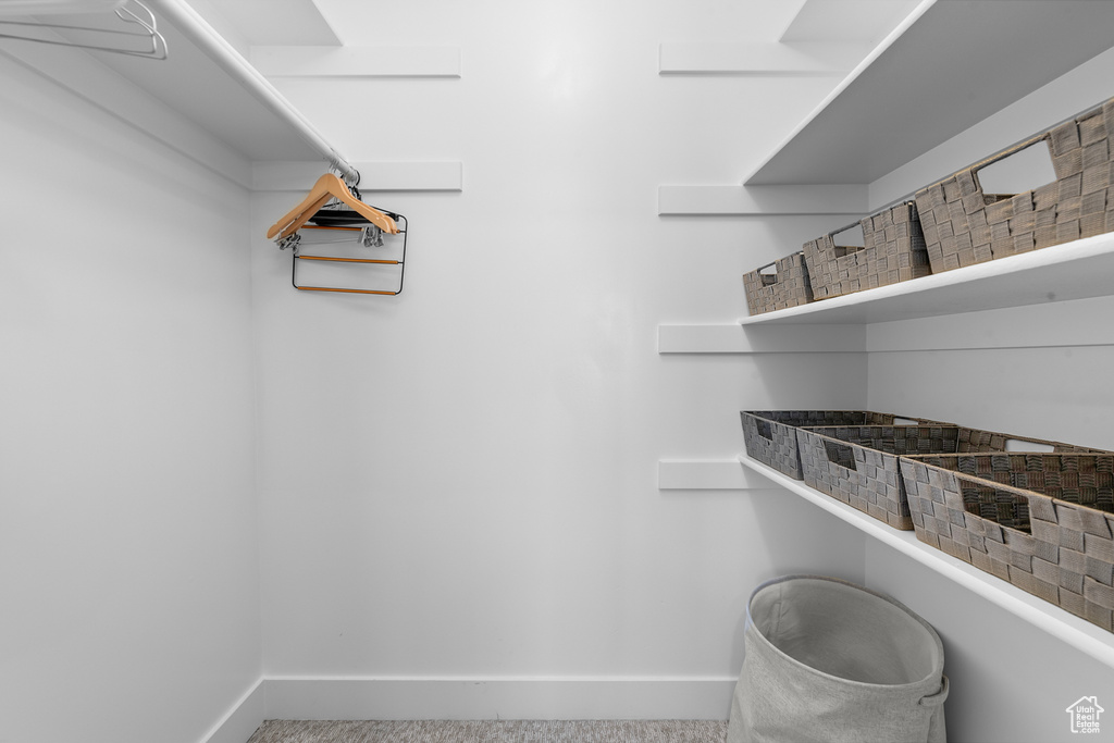 View of spacious closet