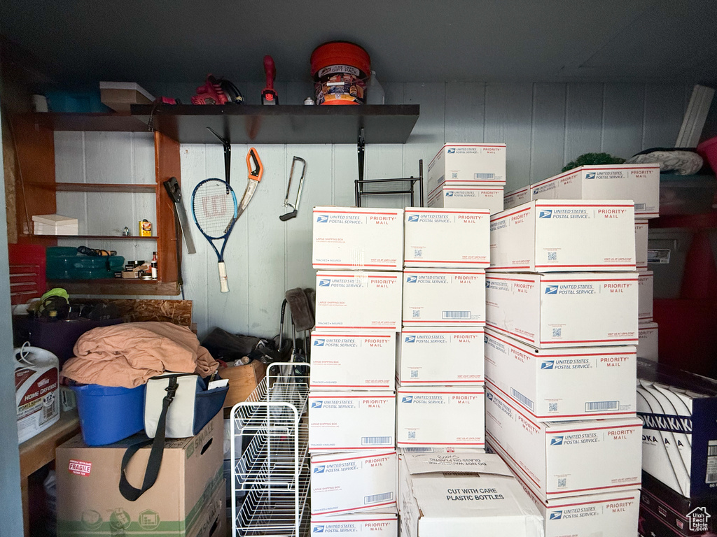 View of storage room