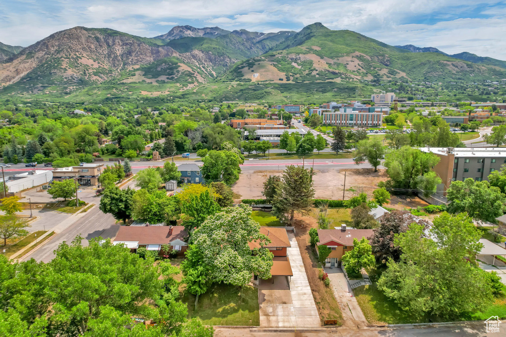 View of mountain background