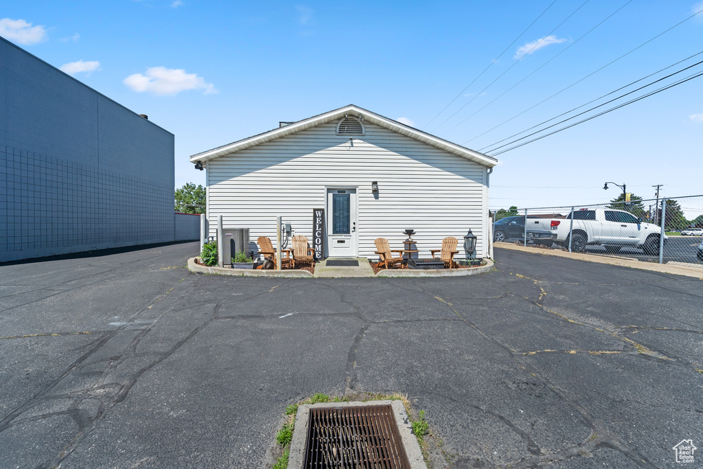 View of back of property