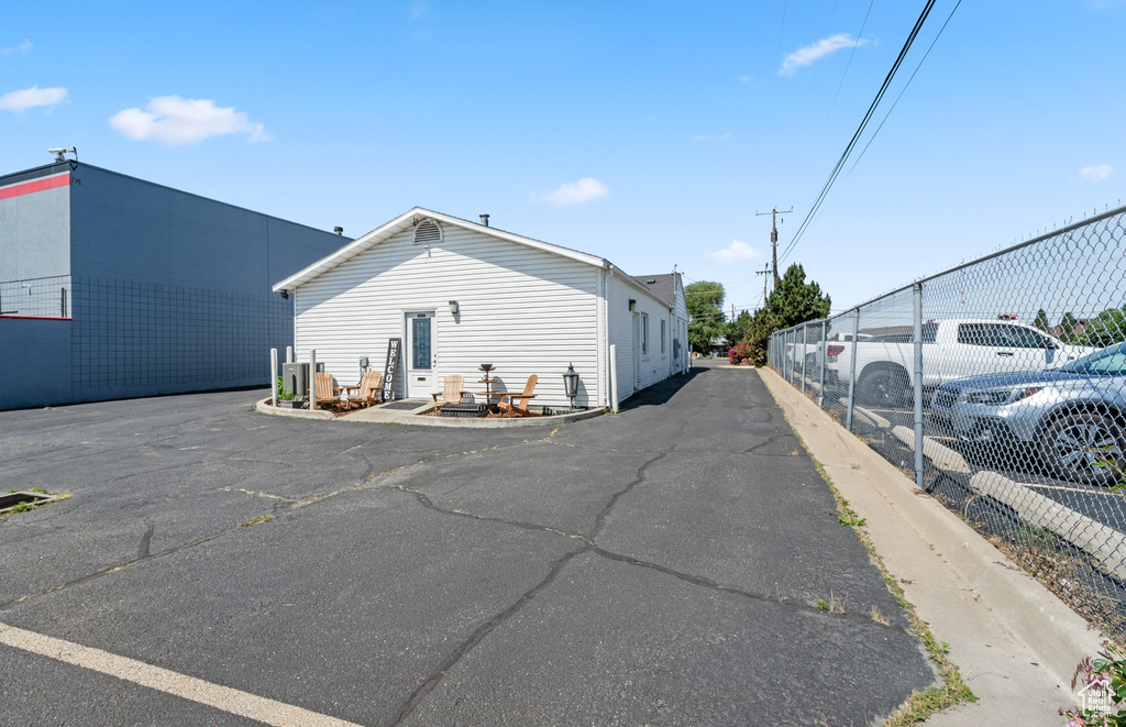 View of back of property