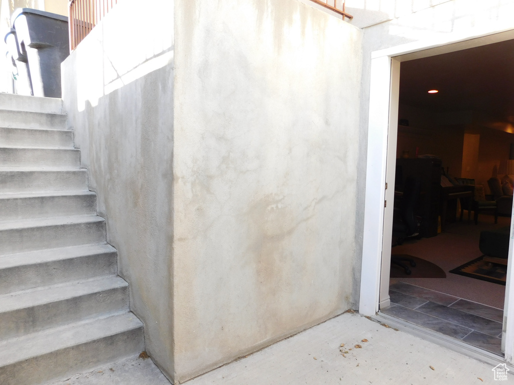 View of stairs