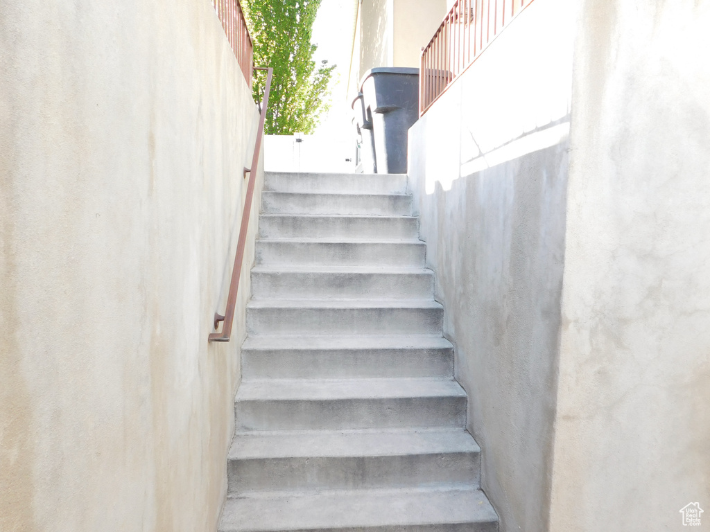 View of stairs