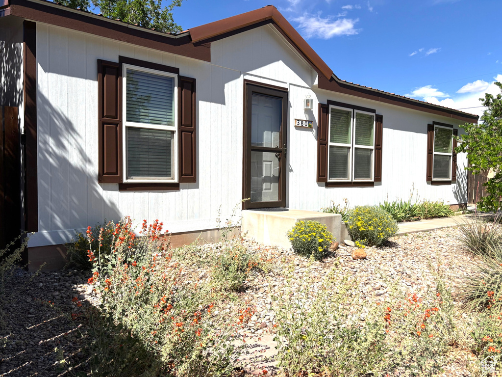 View of front of home