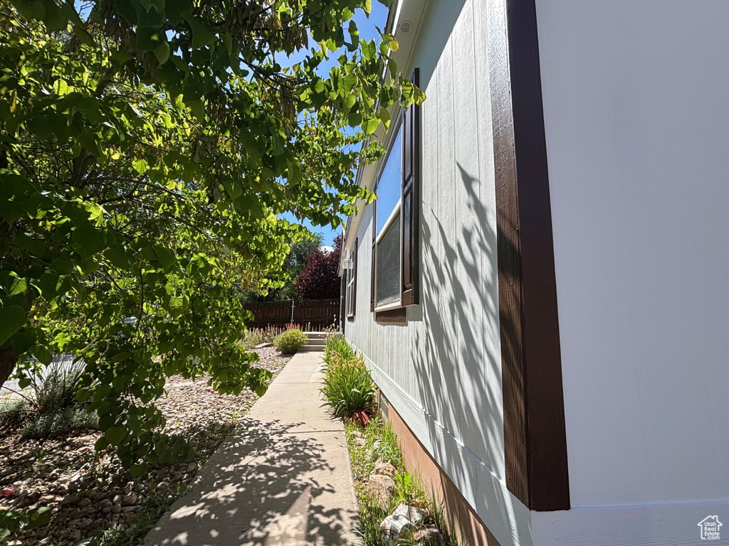 View of side of home