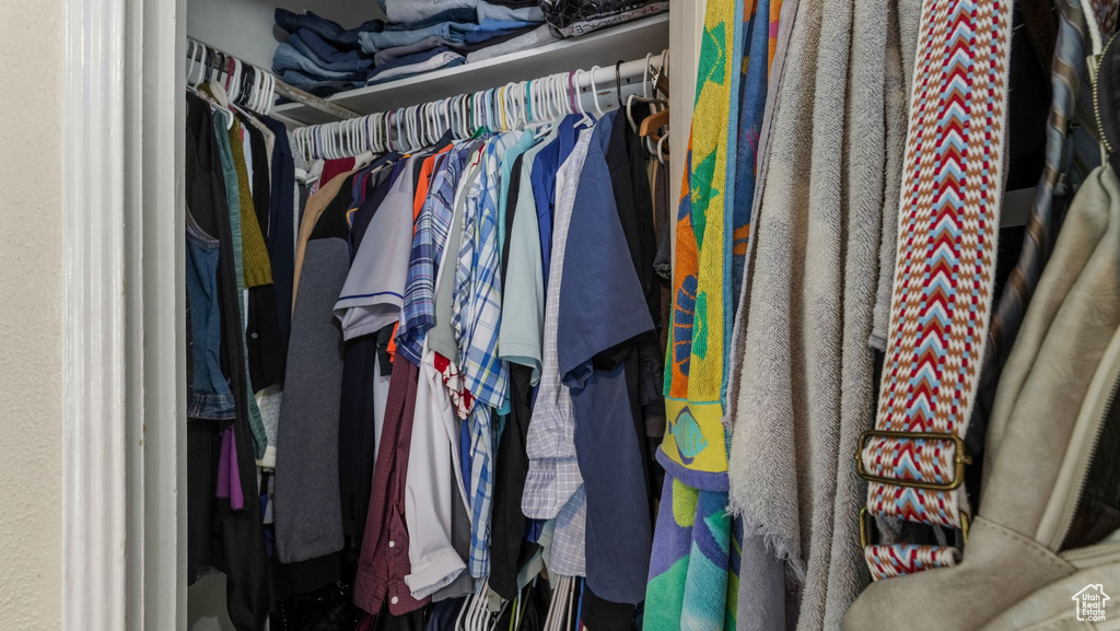 View of closet
