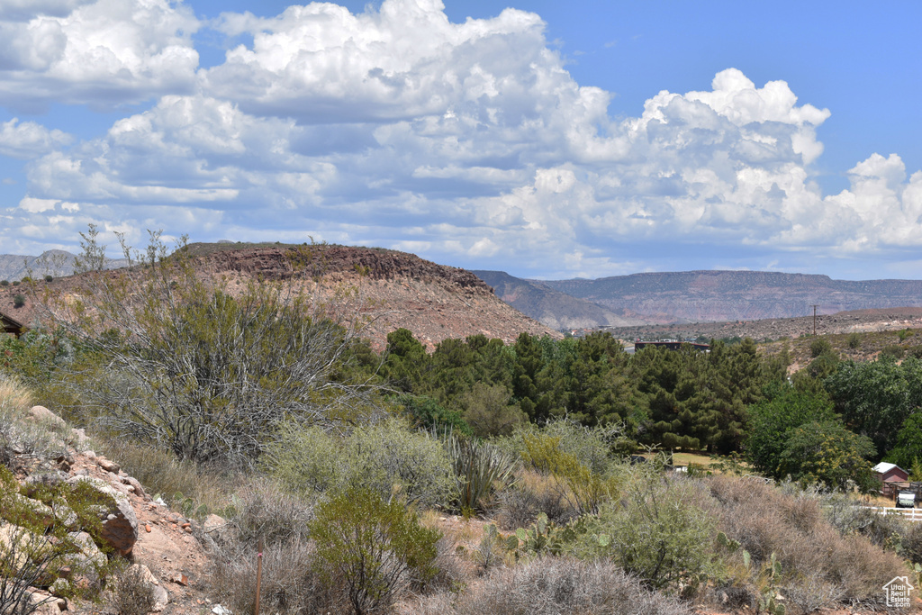 View of mountain background