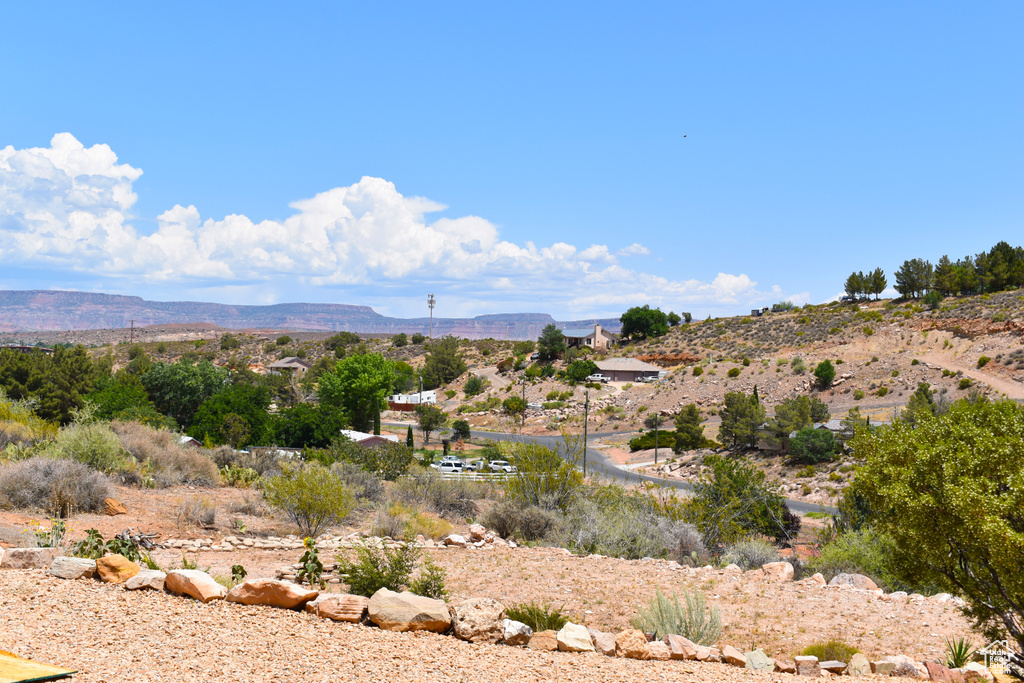 View of mountain backdrop