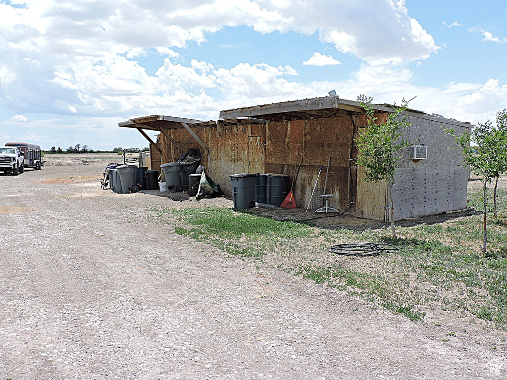 View of outbuilding