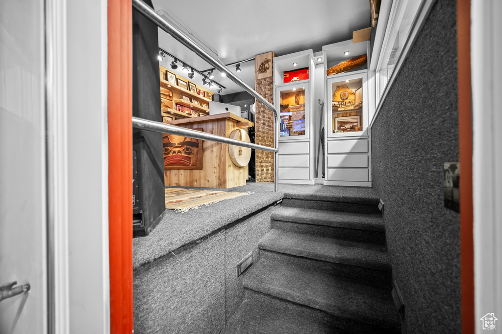 View of stairs