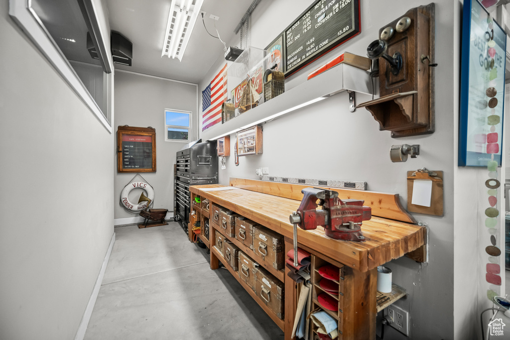 View of storage area