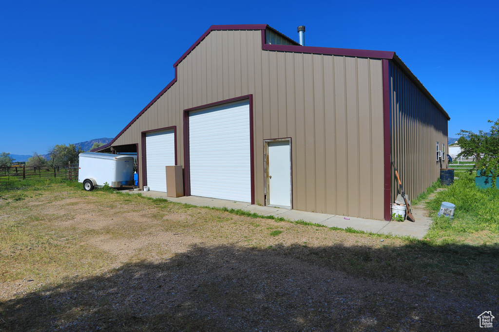 View of outdoor structure