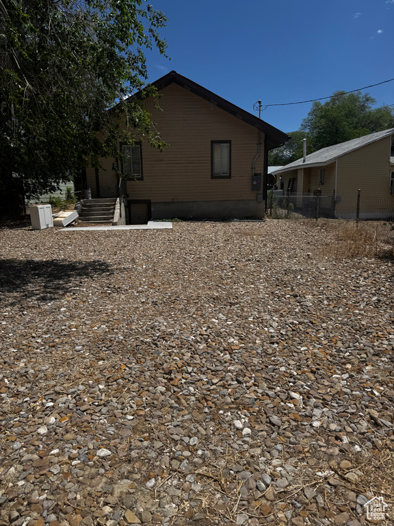 View of back of house