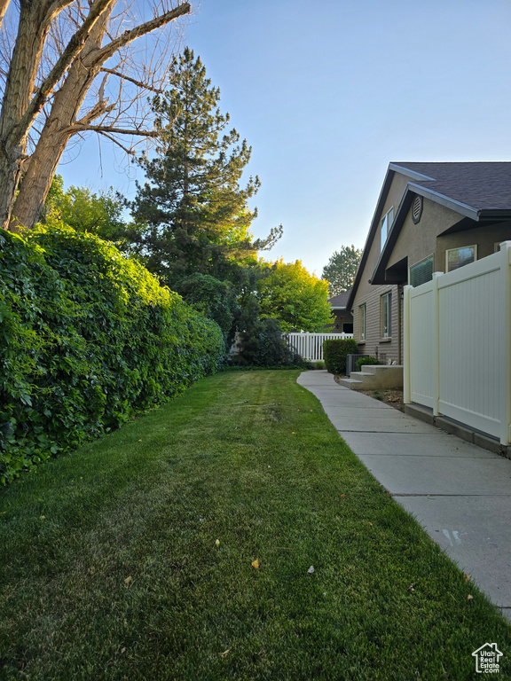 View of yard