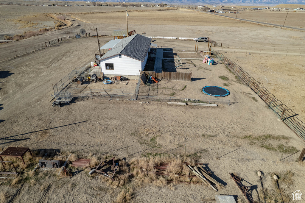 View of rural area featuring a desert landscape