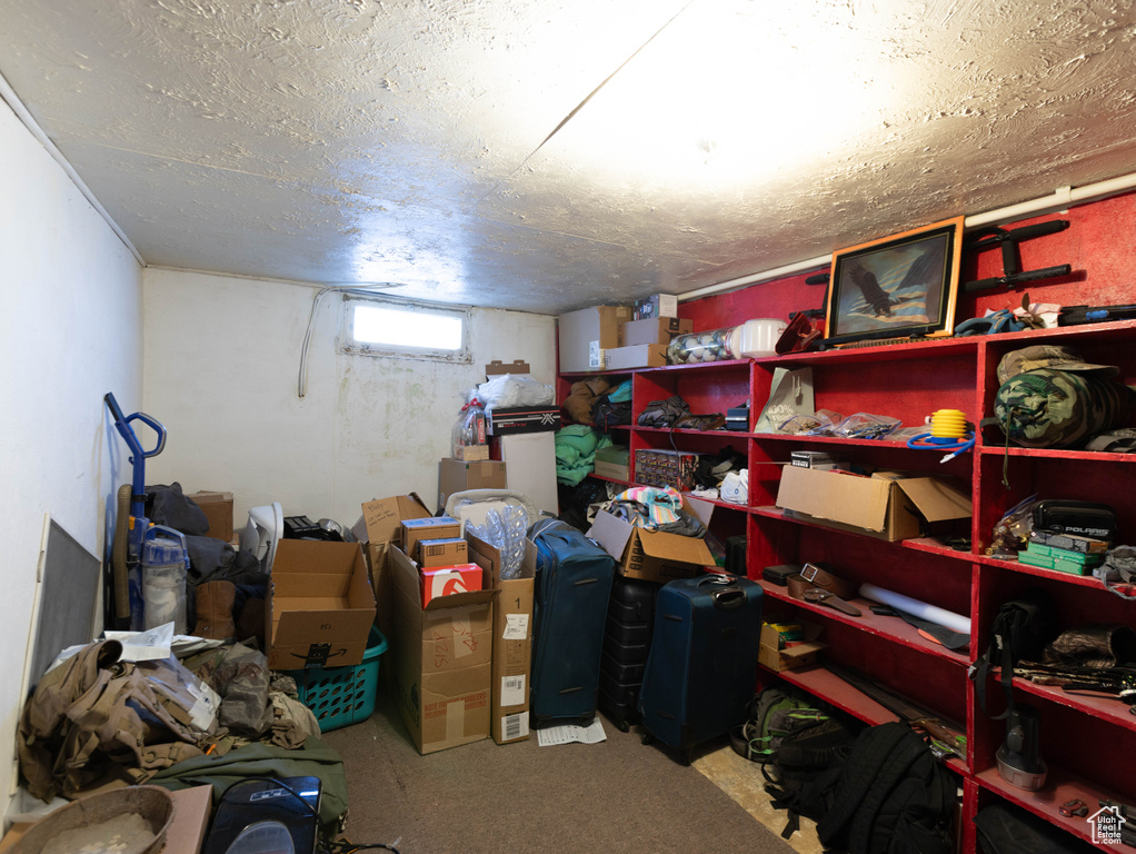 View of storage area