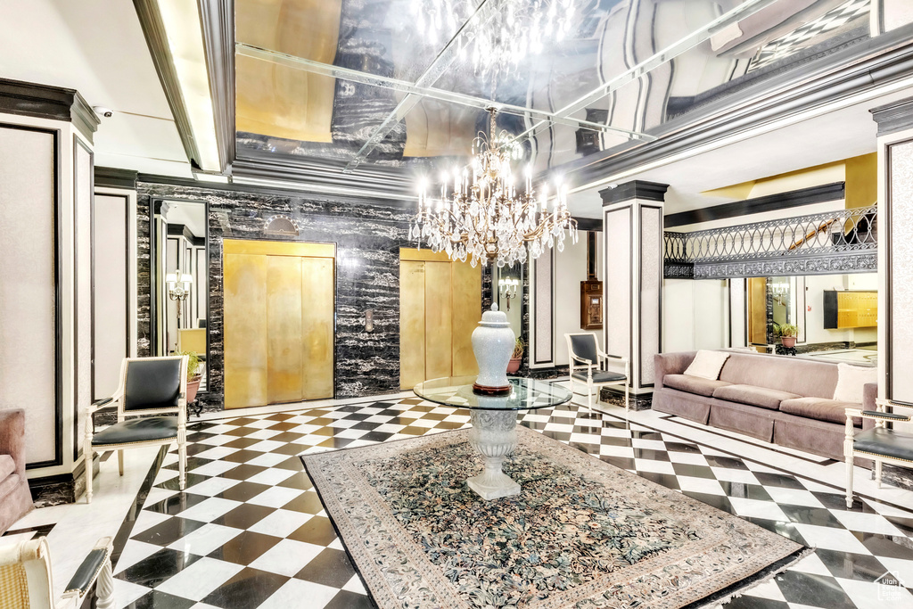 View of building lobby