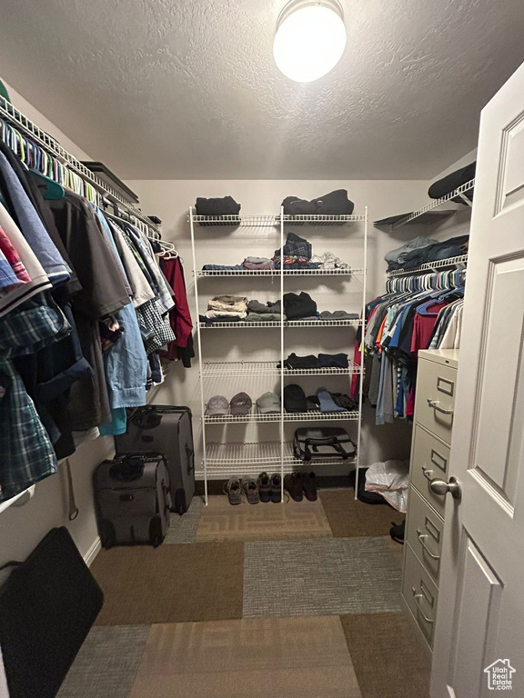View of spacious closet