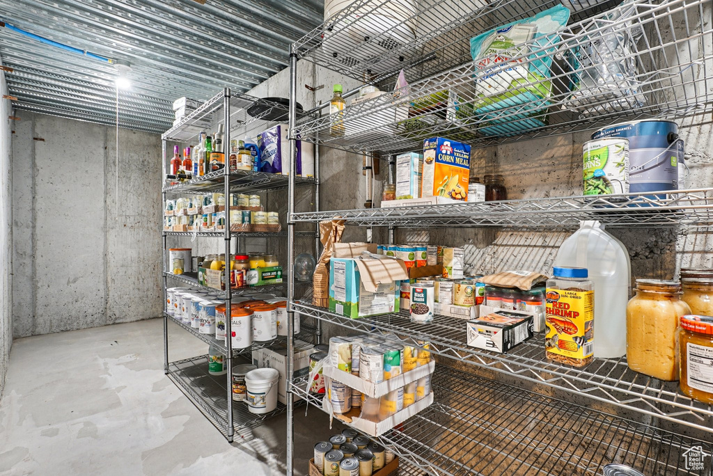 View of storage area