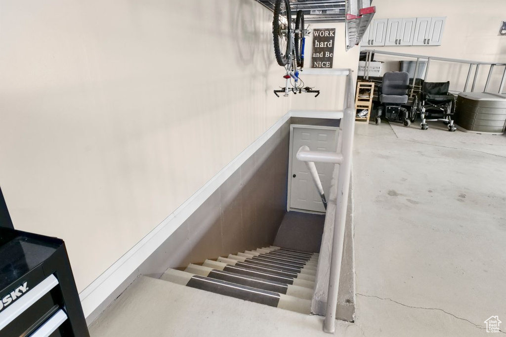 View of stairway