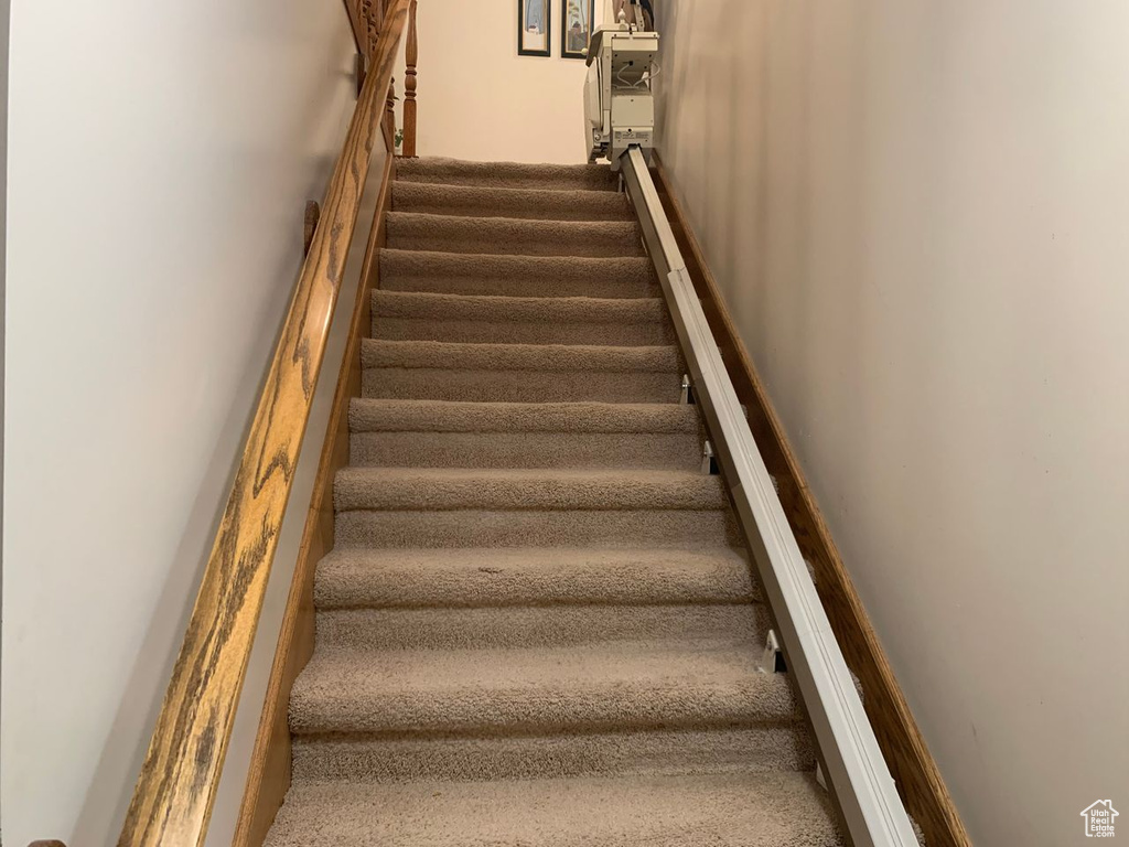 View of staircase
