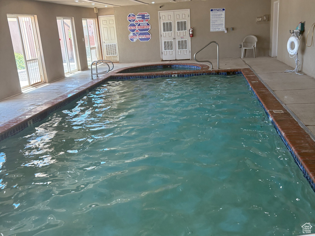 View of indoor pool