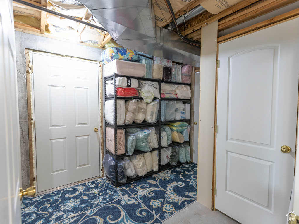 View of storage area