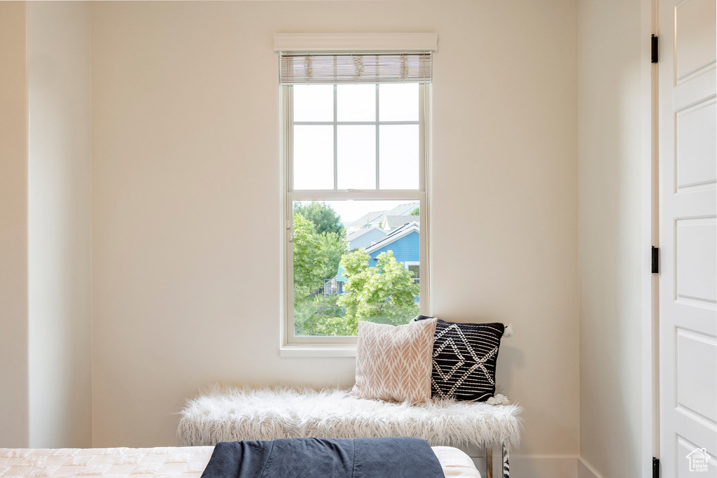 Bedroom with baseboards