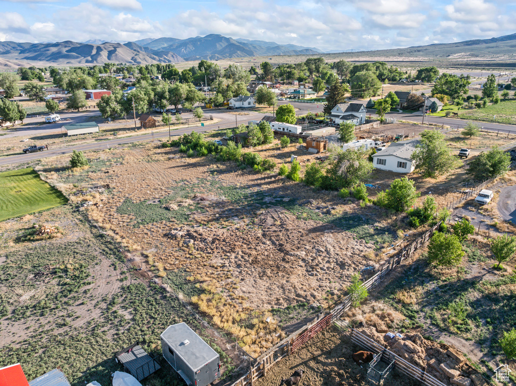 Drone / aerial view of mountains