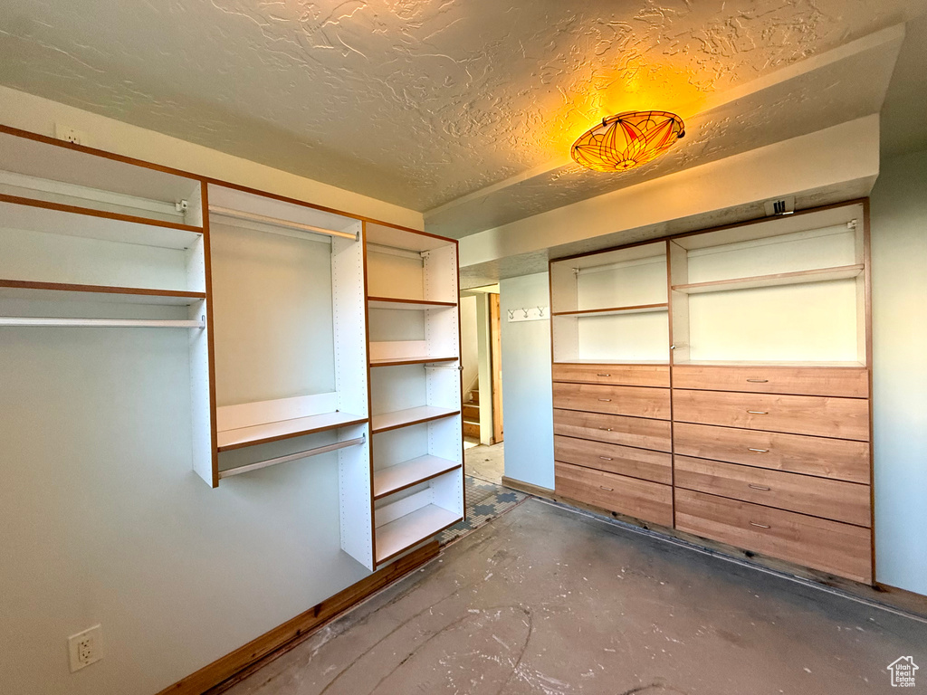 View of spacious closet