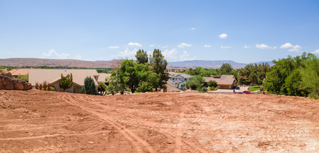 View of mountain backdrop