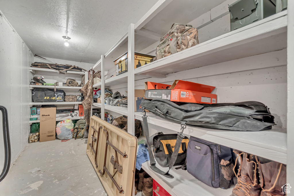 View of storage room