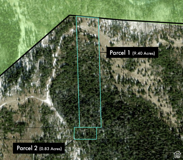 Map / location with property boundaries highlighted