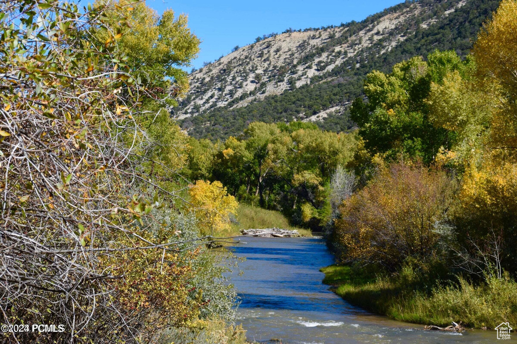 View of mountain background