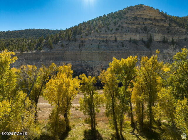 View of mountain background
