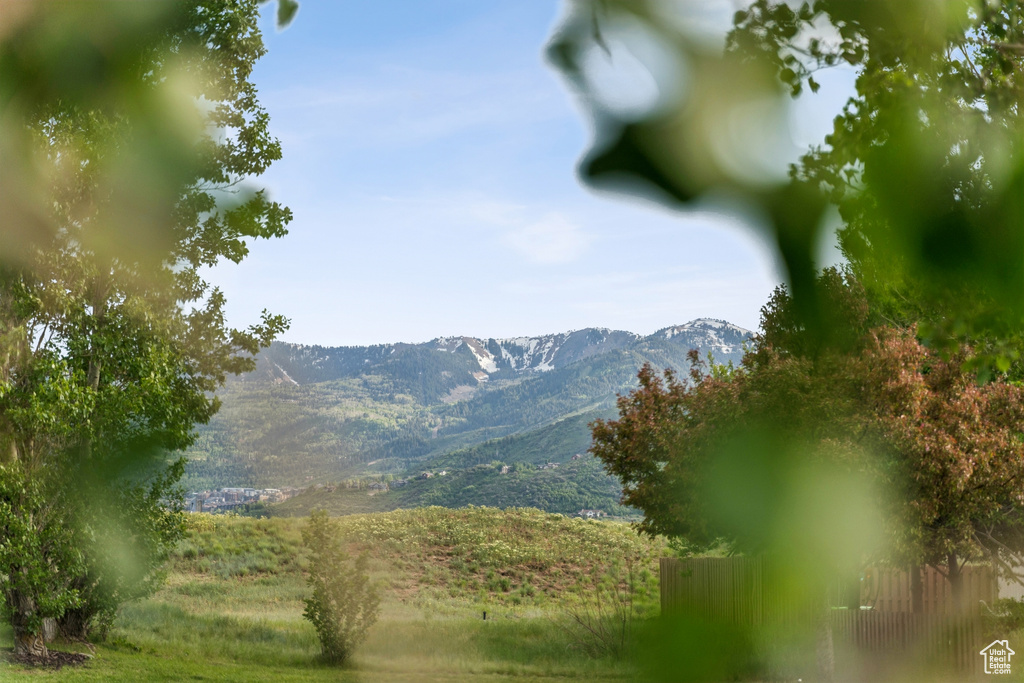 View of mountain backdrop