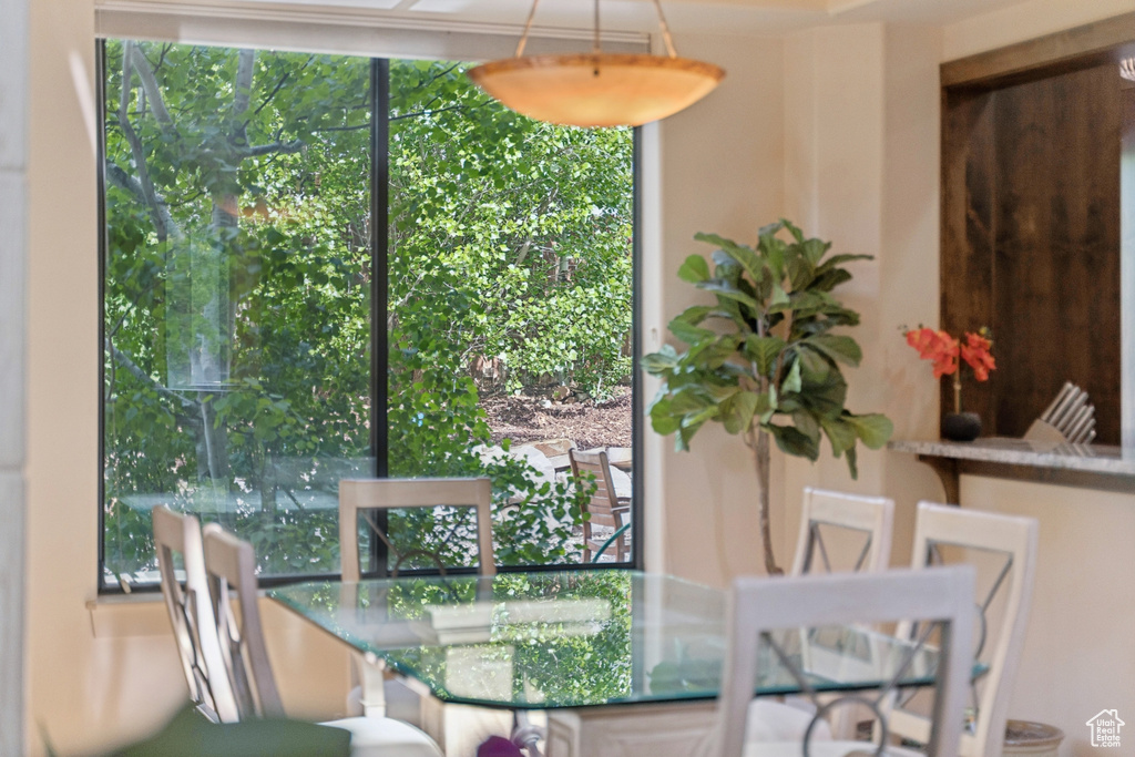 View of dining space