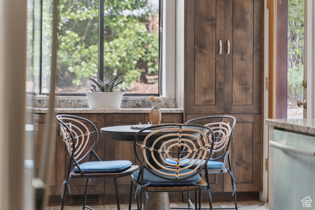 View of dining area