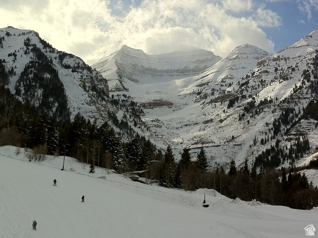 View of mountain background