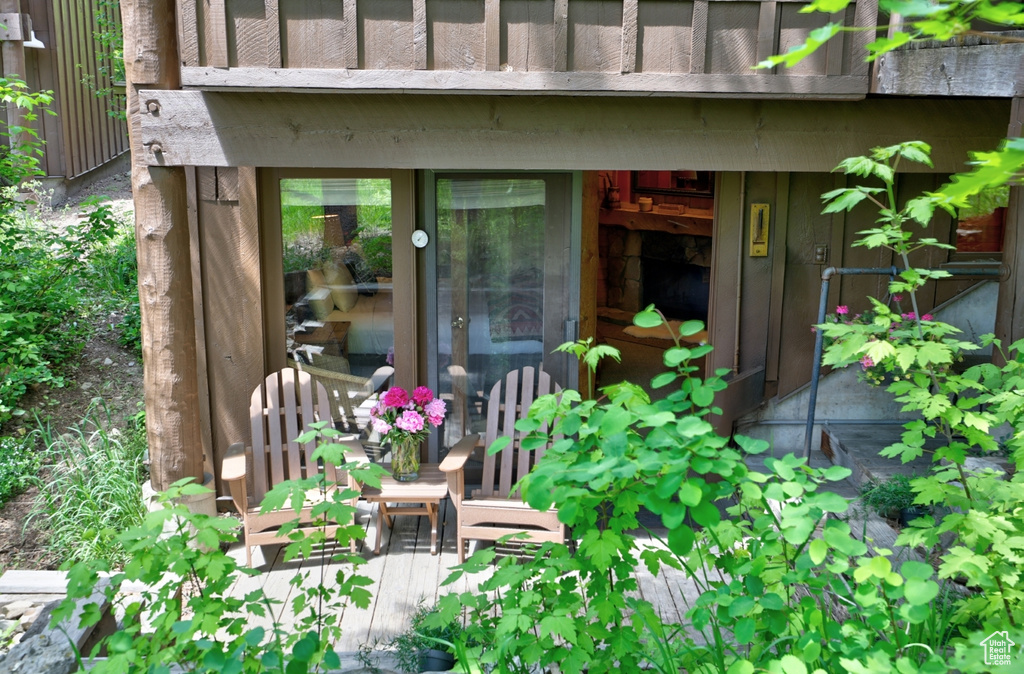 View of exterior entry