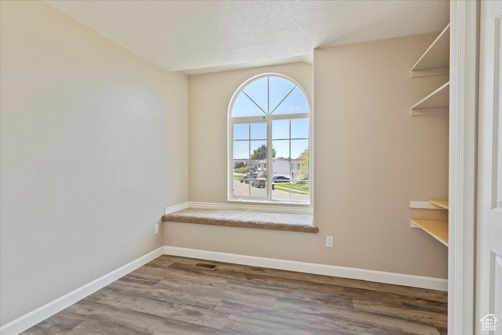 Spacious closet featuring wood finished floors