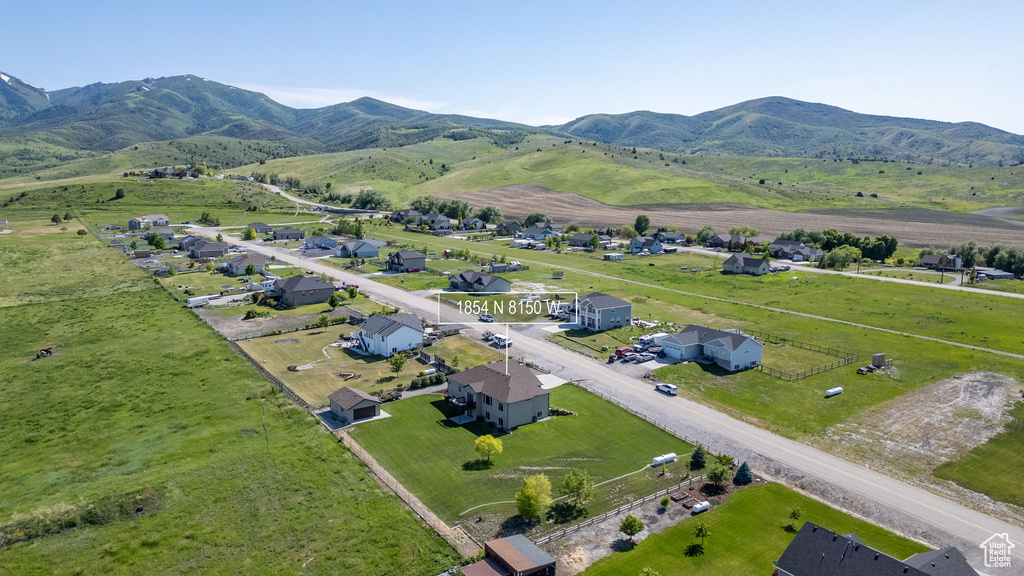 Drone / aerial view of mountains