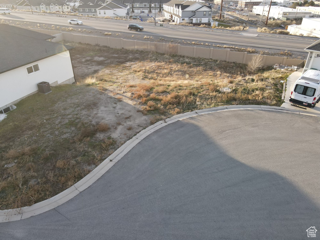 View of yard featuring a residential view