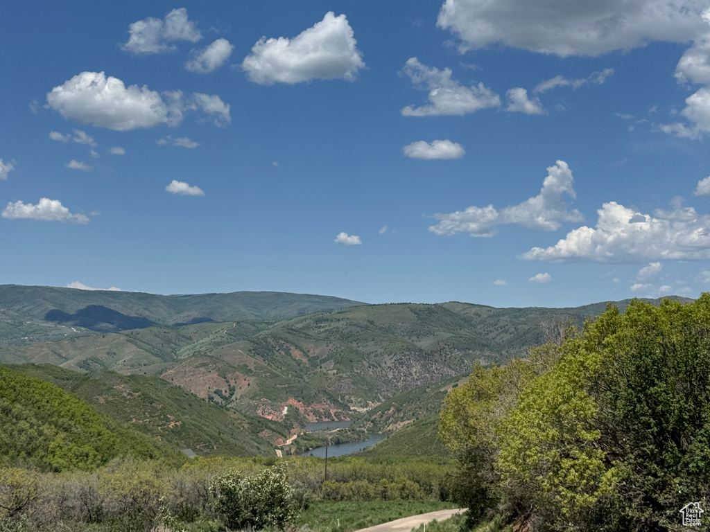 View of mountain background