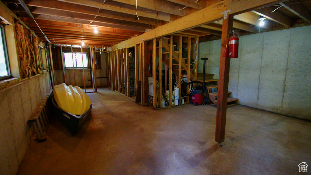 View of basement