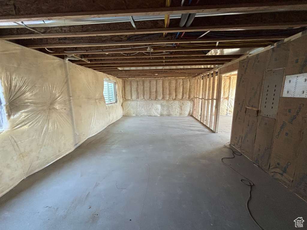 View of basement