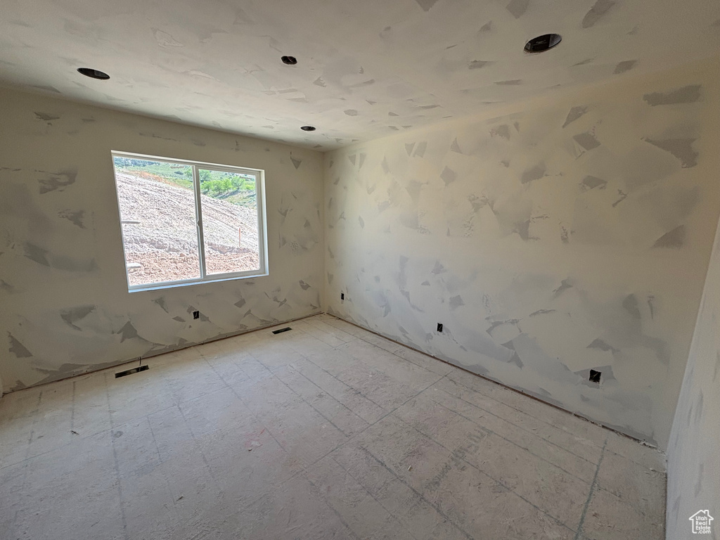 View of spare room