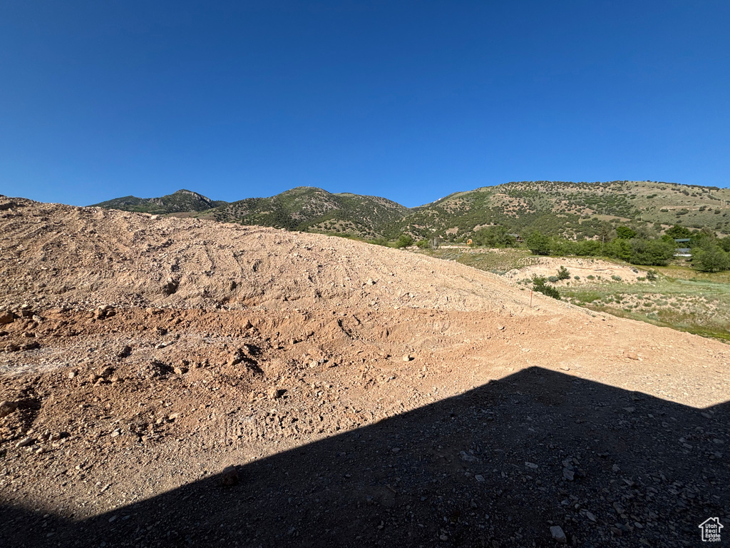 View of mountain background