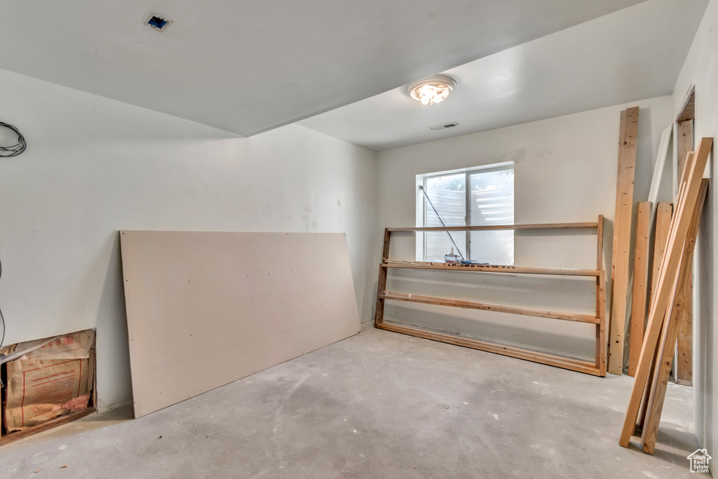View of basement