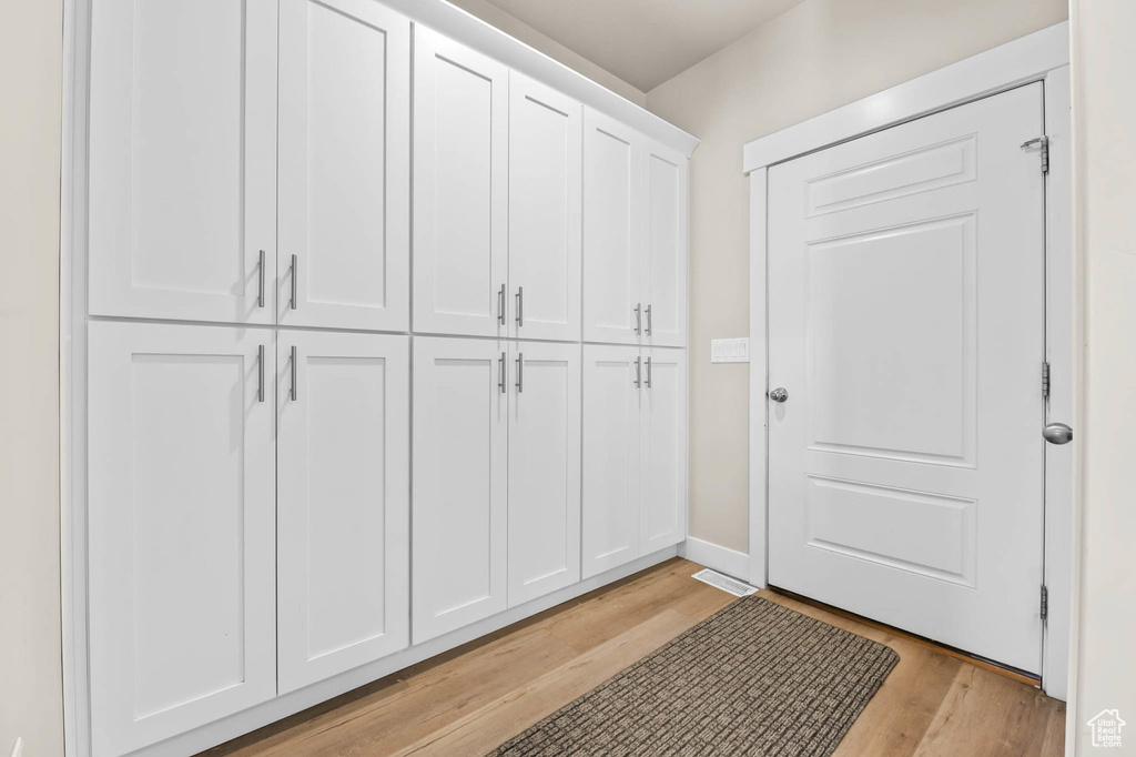 Interior space featuring light wood finished floors